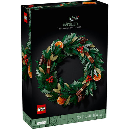 LEGO® ICONS™ Wreath - Bộ Lắp Ráp Vòng Hoa Trang Trí 10340 - LEGO Icons - Hình ảnh sản phẩm