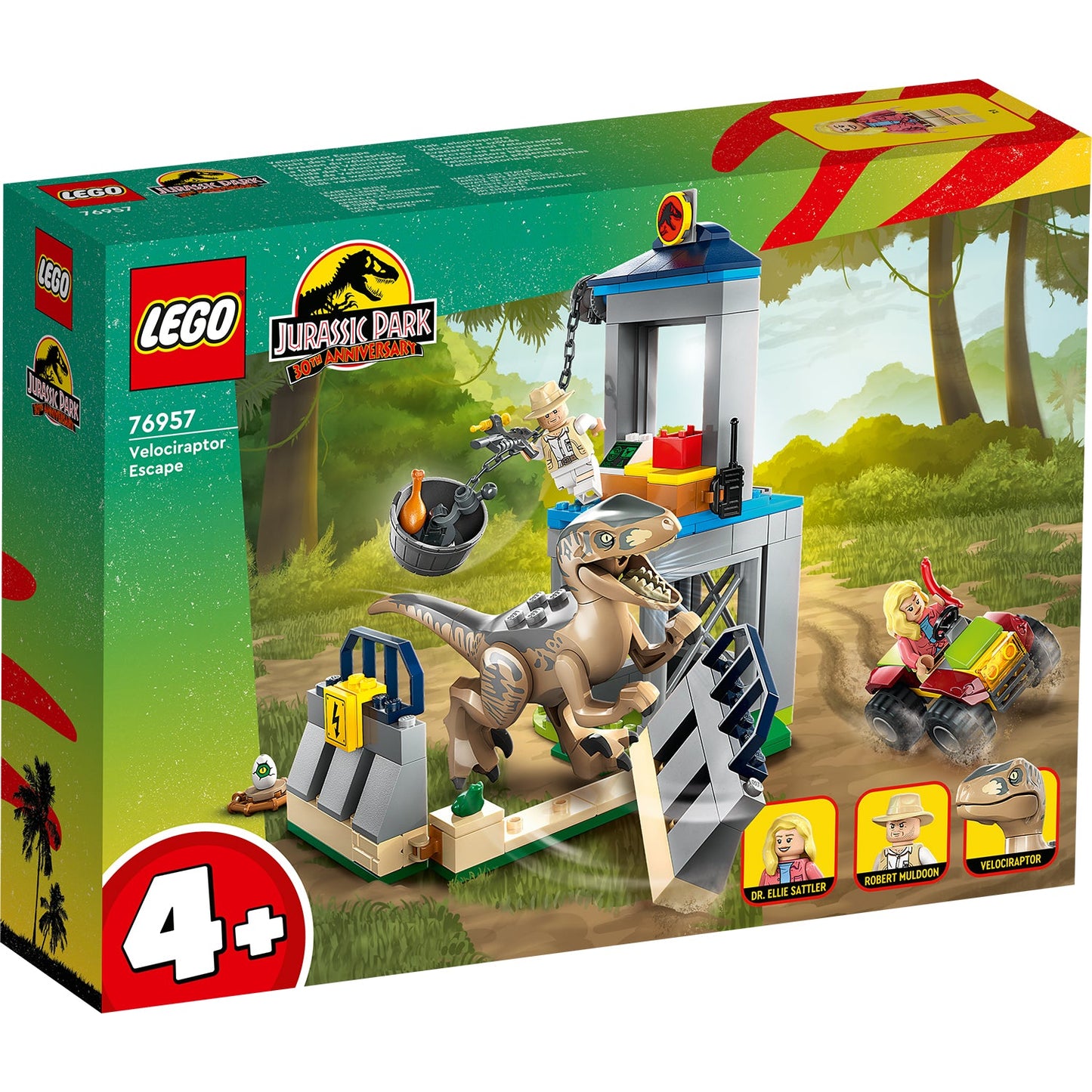 LEGO® Jurassic Park Velociraptor Escape - Đồ Chơi Lắp Ráp Khủng Long - LEGO 76957 - Hình ảnh sản phẩm