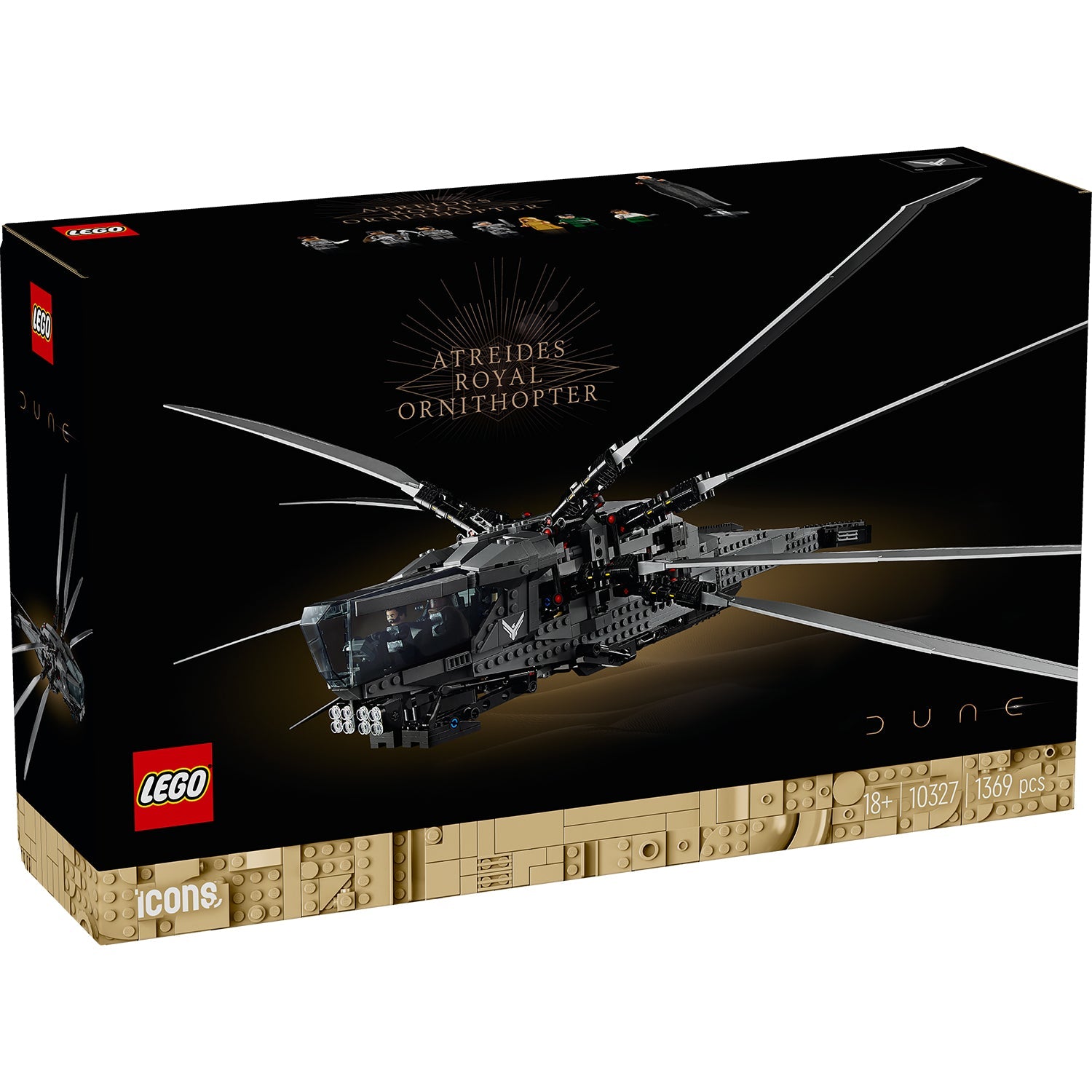 LEGO® ICONS™ Dune Atreides Royal Ornithopter - Mô Hình Máy Bay Dune - LEGO 10327 - Hình ảnh sản phẩm