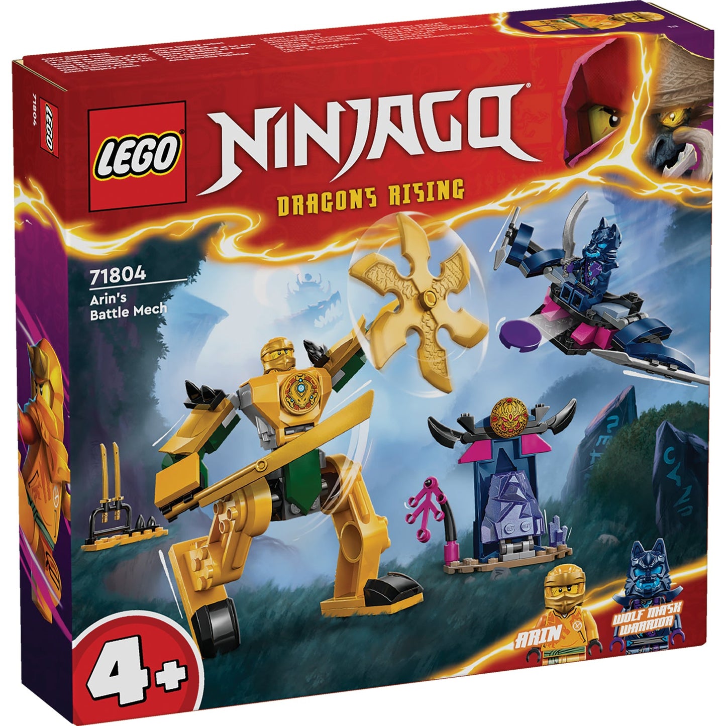 LEGO® NINJAGO® Arin’s Battle Mech - Đồ Chơi Lắp Ráp Robot Ninja - LEGO 71804 - Hình ảnh sản phẩm