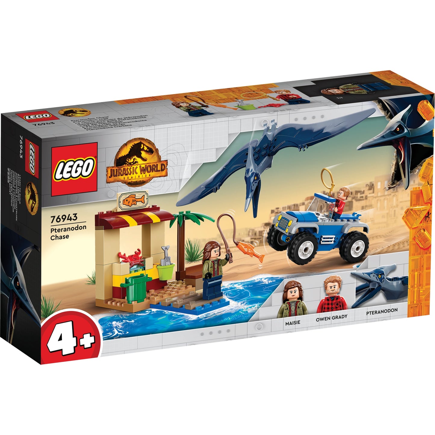 LEGO® Jurassic World Pteranodon Chase - Đồ Chơi Lắp Ráp Khủng Long LEGO 76943 - Hình ảnh sản phẩm