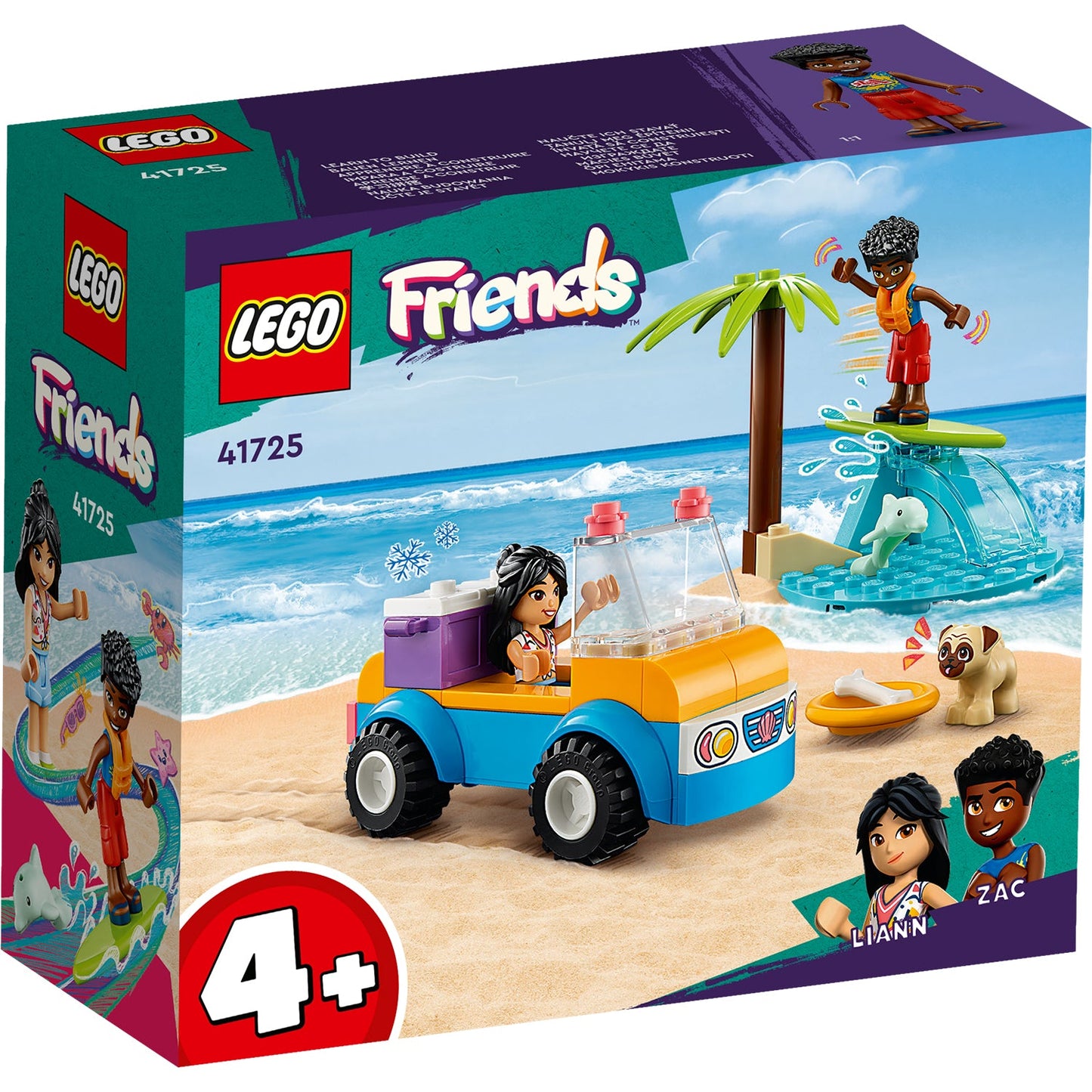 LEGO® Friends™ Beach Buggy Fun - Đồ chơi lắp ráp Xe Buggy Bãi Biển - LEGO 41725 - Hình ảnh sản phẩm