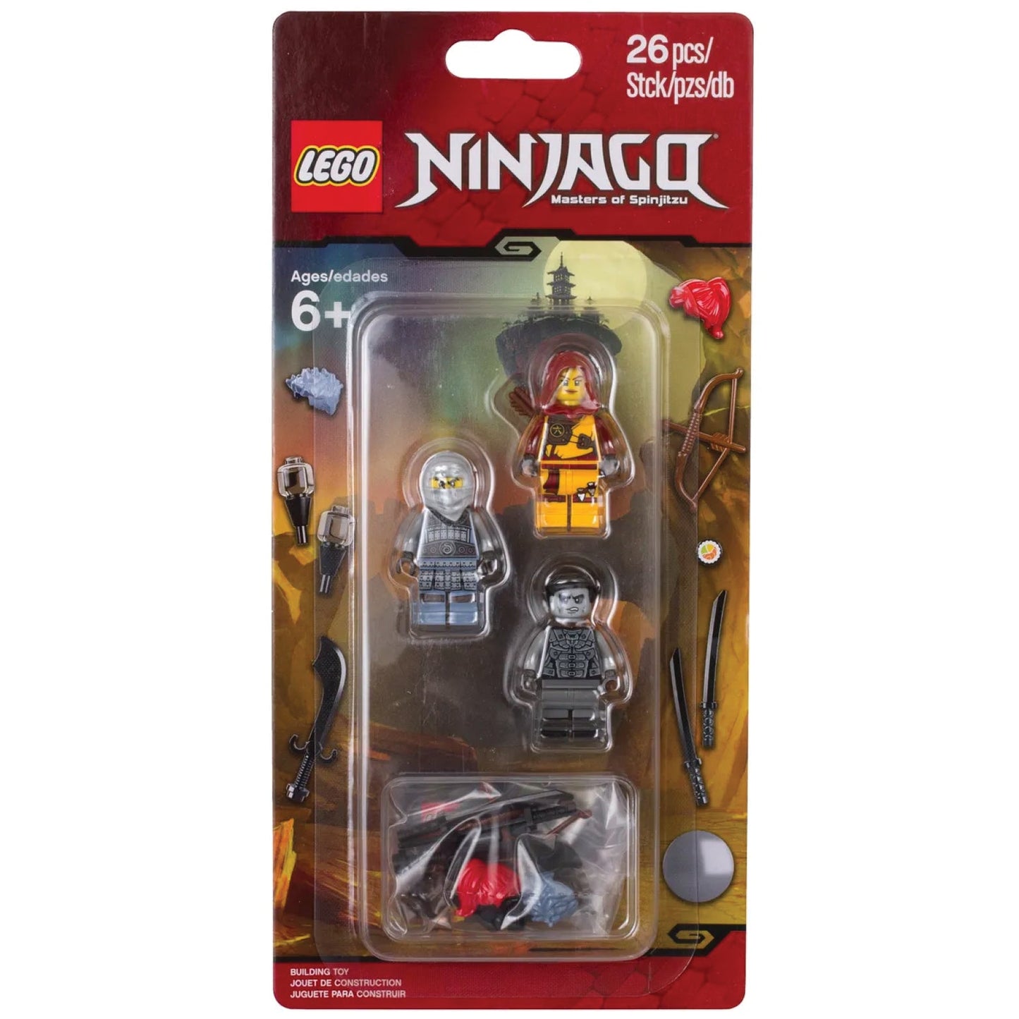 LEGO® NINJAGO® Accessory Set - Bộ Phụ Kiện Minifigures 3 Nhân Vật (853687) - LEGO - Hình ảnh bổ sung 9