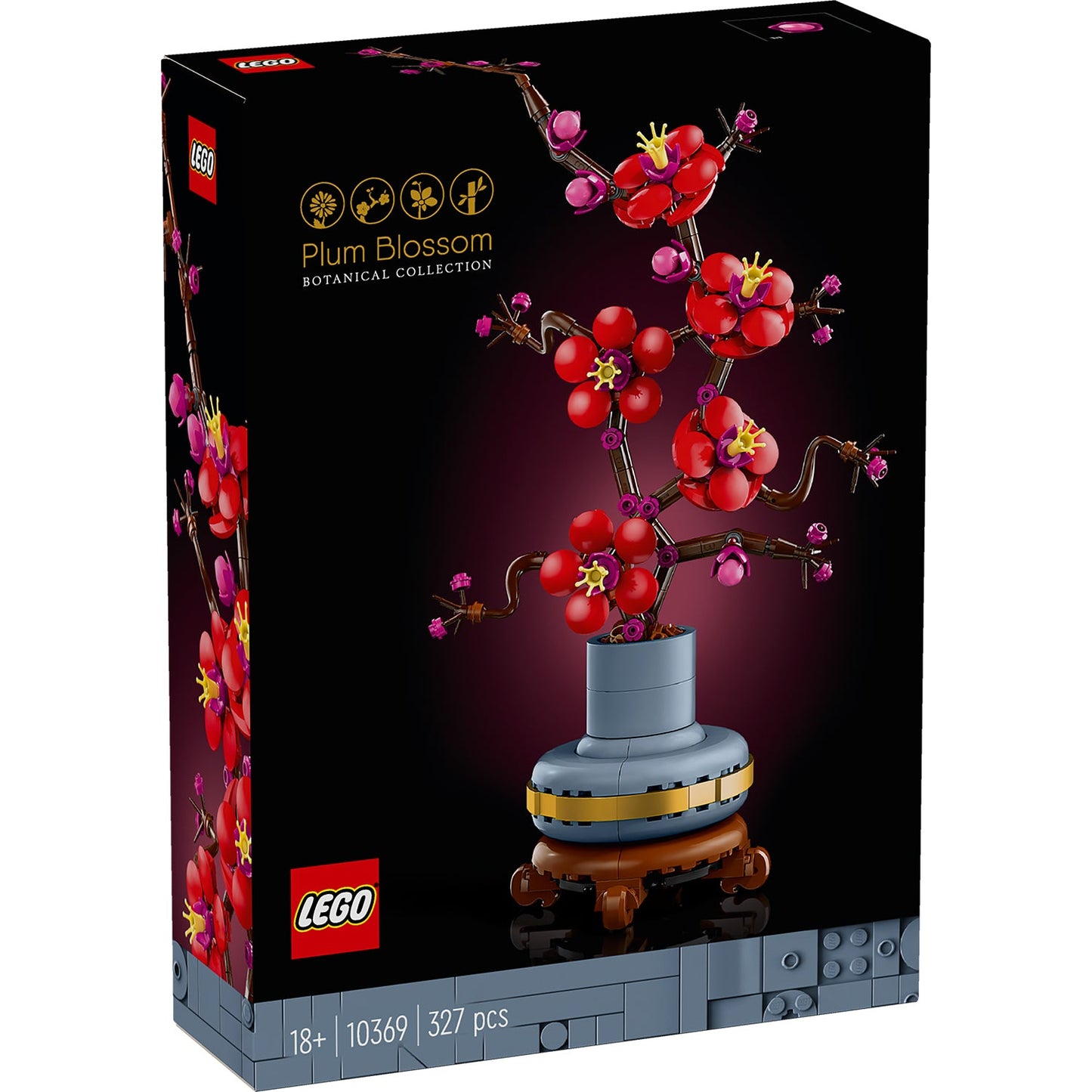 LEGO® ICONS™ Plum Blossom - Bộ Lắp Ráp Hoa Mai Trang Trí - LEGO 10369 - Hình ảnh sản phẩm