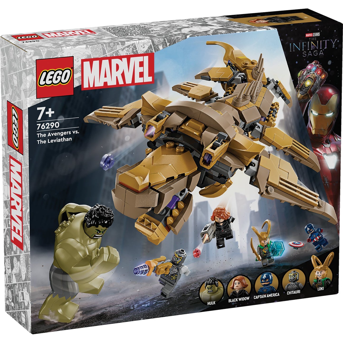 LEGO® Marvel The Avengers vs. The Leviathan - Bộ Lắp Ráp Siêu Anh Hùng LEGO 76290 - Hình ảnh sản phẩm