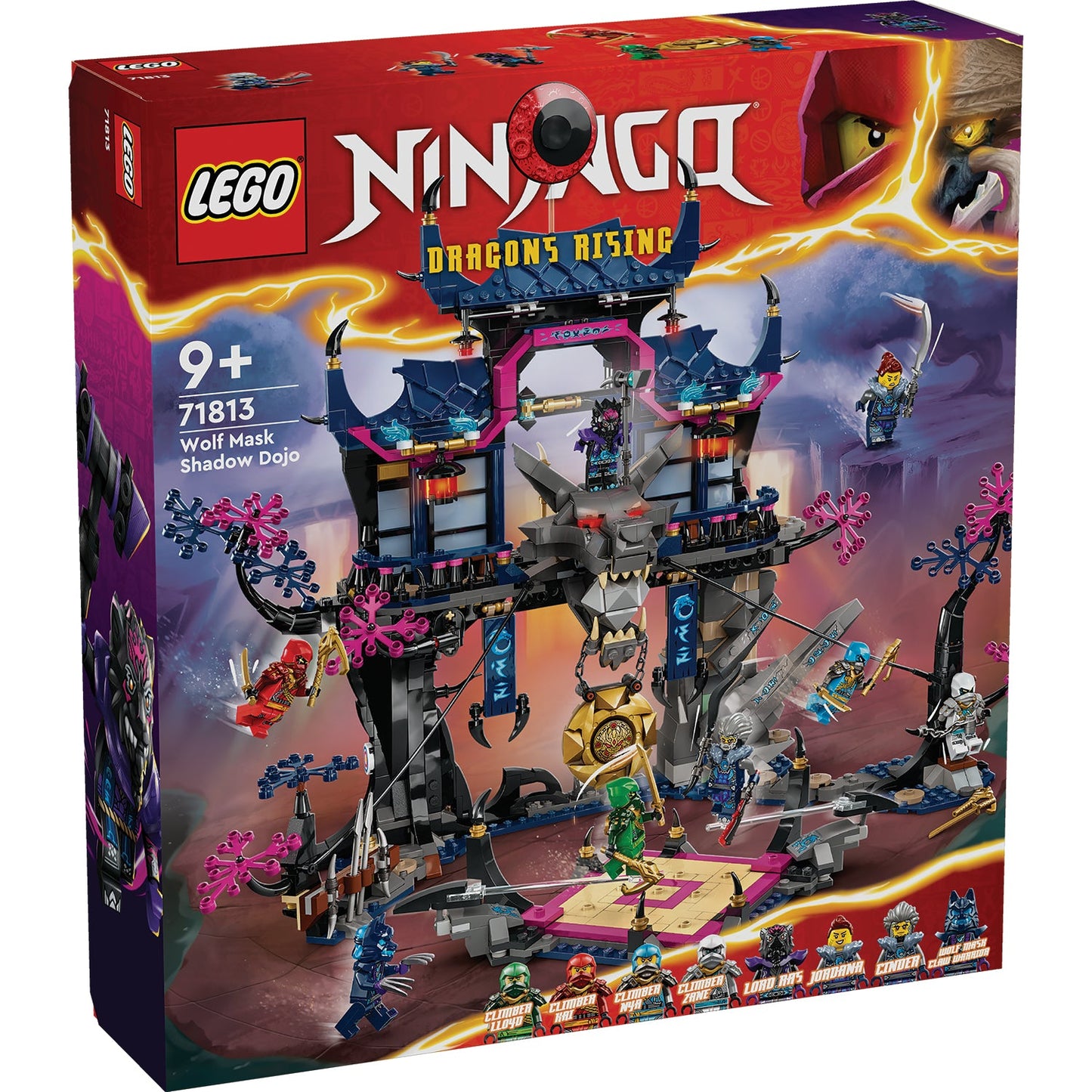 LEGO® NINJAGO® Wolf Mask Shadow Dojo Mô Hình Võ Đường Sói Bóng Tối Chính Hãng LEGO 71813 - Hình ảnh sản phẩm