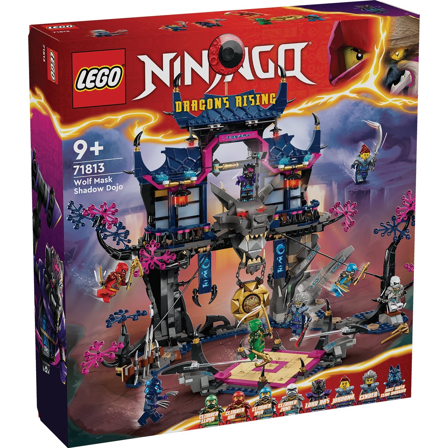 LEGO® NINJAGO® Wolf Mask Shadow Dojo Mô Hình Võ Đường Sói Bóng Tối Chính Hãng LEGO 71813 - Hình ảnh sản phẩm