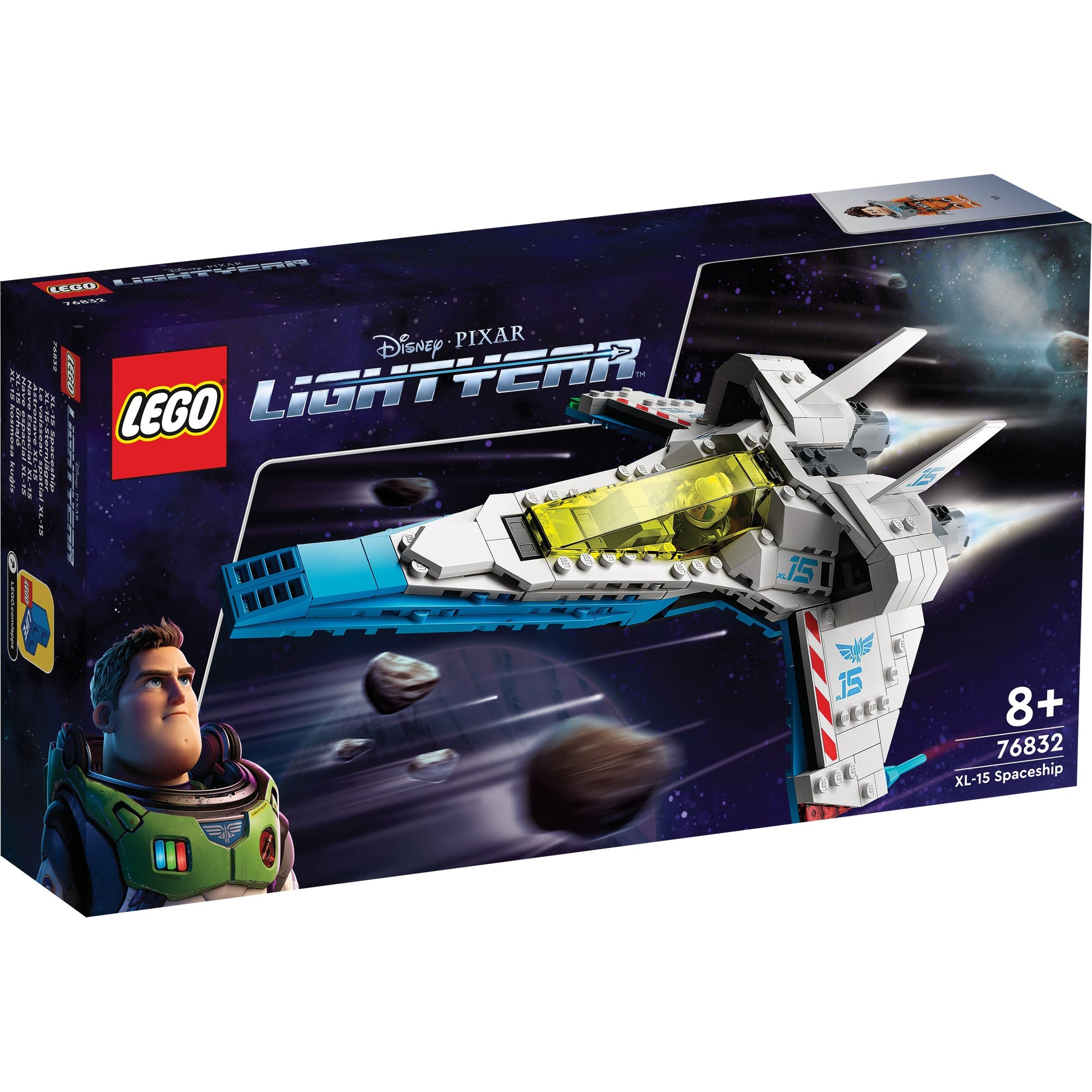 LEGO® Disney™ & Pixar's Lightyear XL-15 Spaceship - Mô Hình Phi Thuyền Vũ Trụ - LEGO 76832 - Hình ảnh sản phẩm