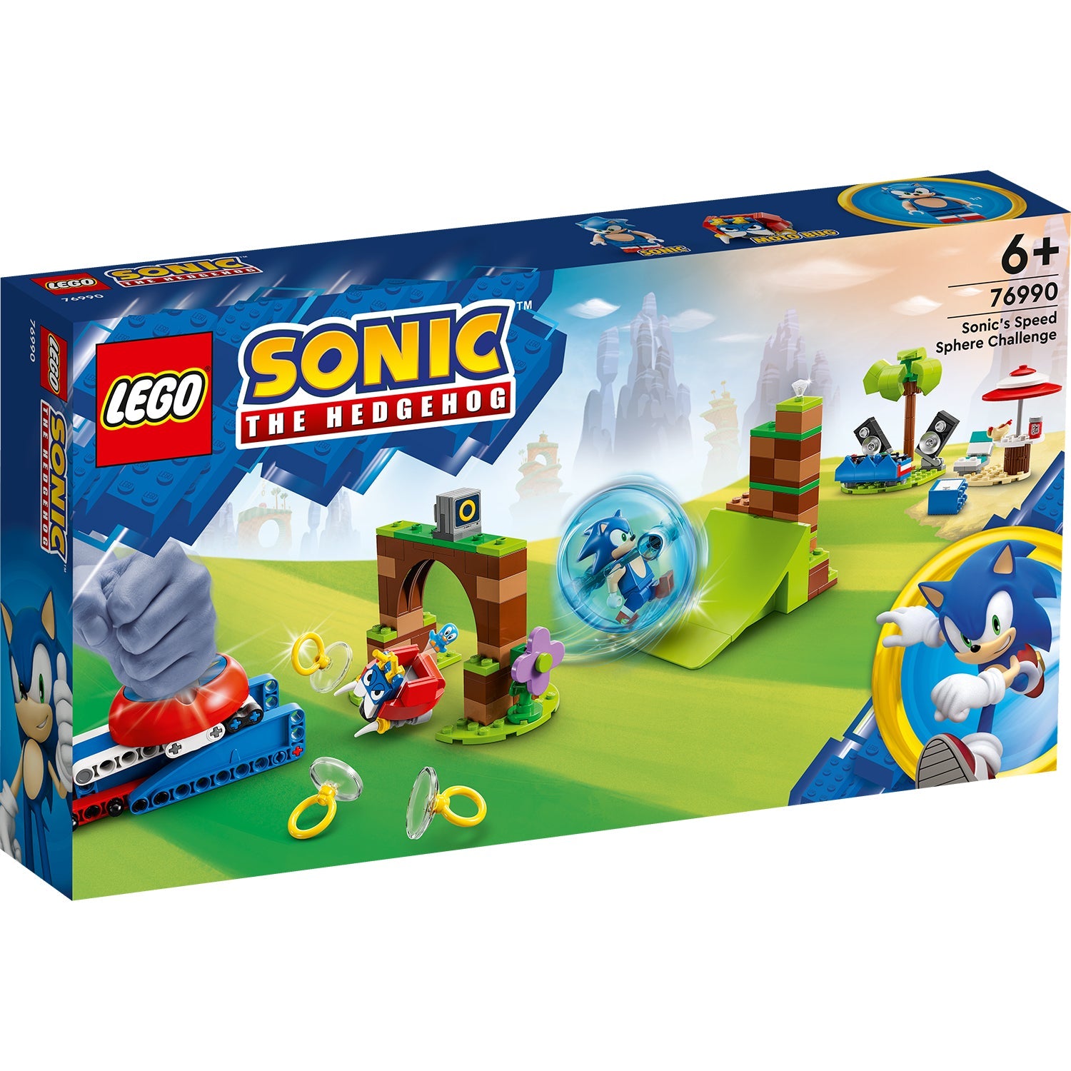 LEGO® Sonic the Hedgehog™ Sonic's Speed Sphere Challenge - Đồ Chơi Lắp Ráp Đường Đua Tốc Độ Sonic (76990) - Hình ảnh sản phẩm