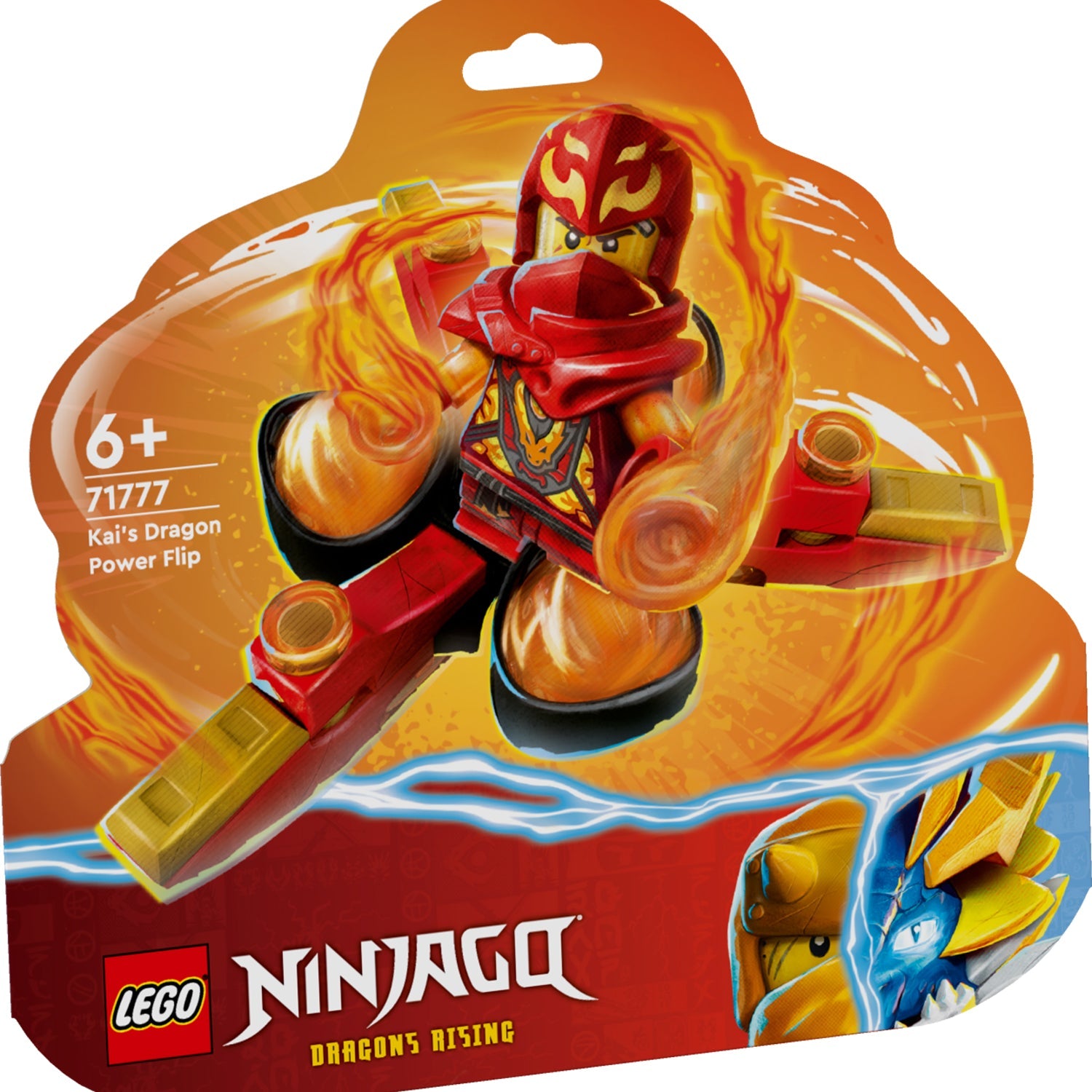 LEGO® NINJAGO® Kai’s Dragon Power Spinjitzu Flip Đồ Chơi Lắp Ráp Vòng Xoay Nhào Lộn LEGO 71777 - Hình ảnh sản phẩm