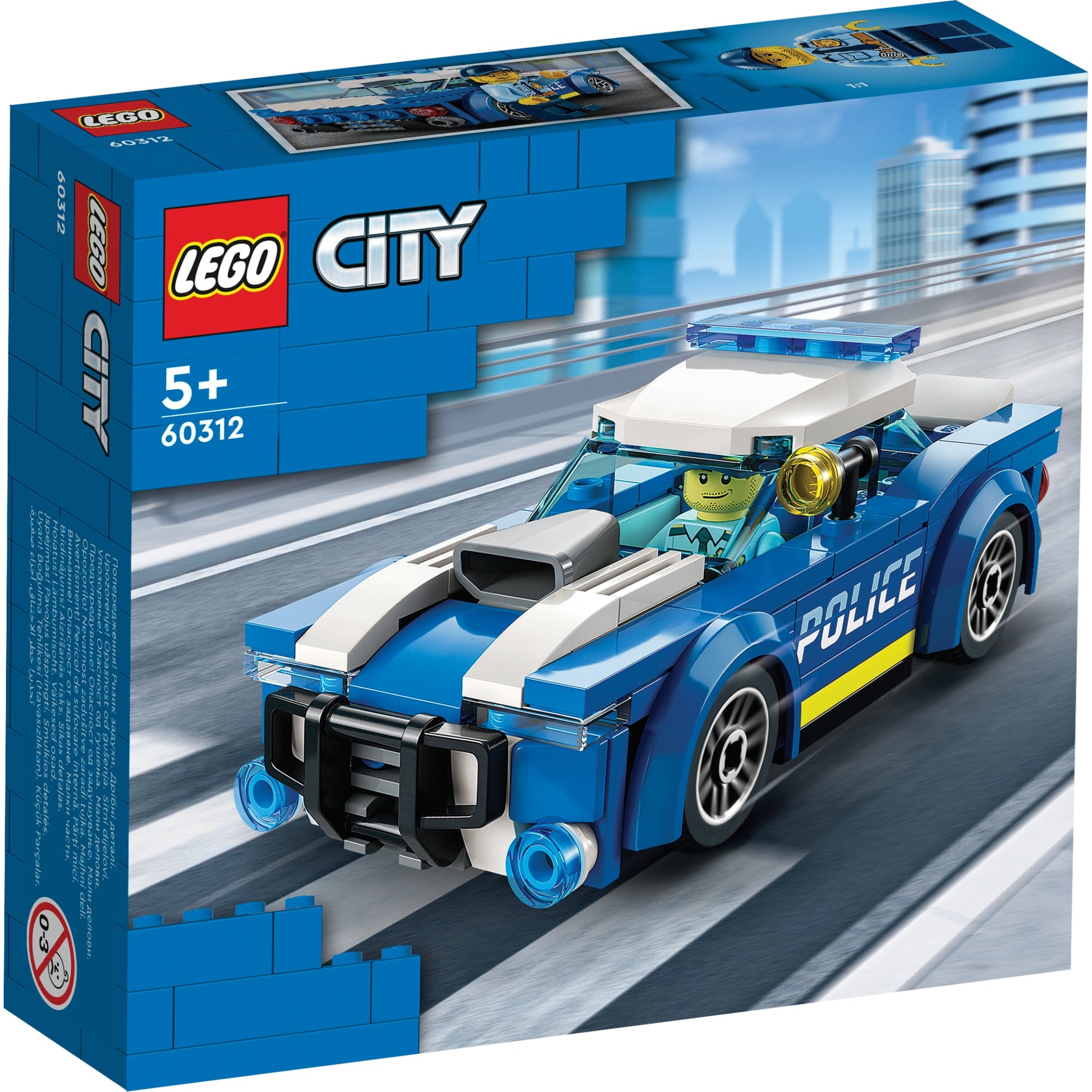 LEGO® City Police Car - Xe Cảnh Sát Đồ Chơi Lắp Ráp LEGO 60312 - Hình ảnh sản phẩm