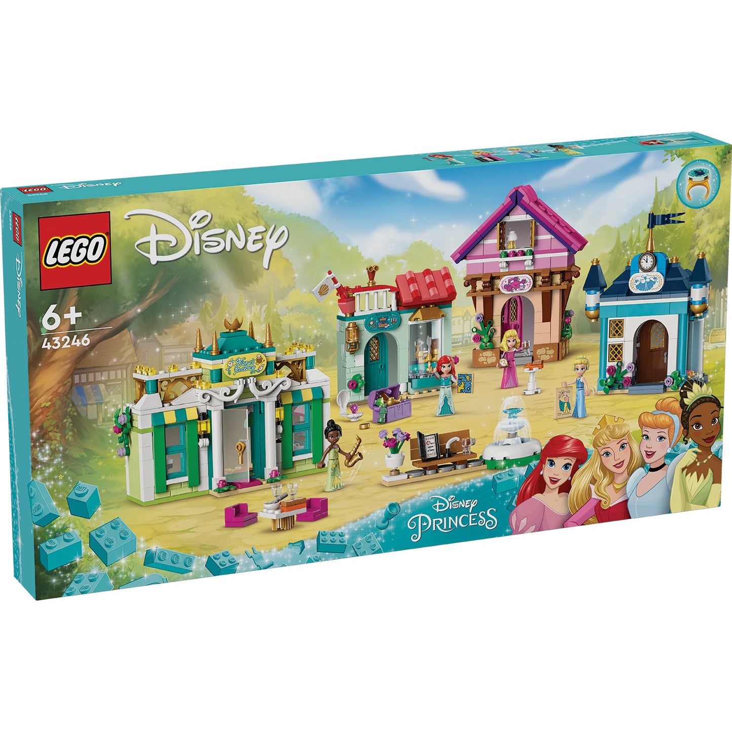 LEGO® Disney™ Disney Princess Market Adventure - Bộ Đồ Chơi Lắp Ráp Khu Chợ Công Chúa Disney (43246) - Hình ảnh sản phẩm