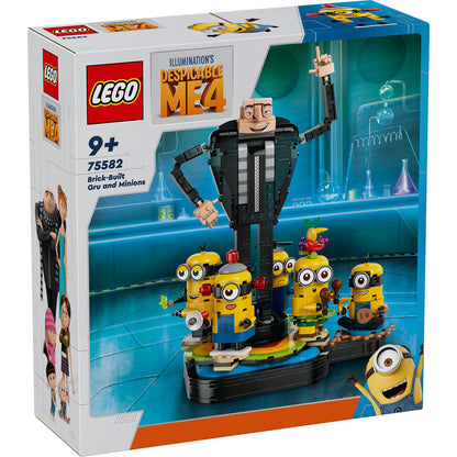 LEGO® Despicable Me 4 Brick-Built Gru and Minions - Bộ lắp ráp mô hình Gru và Minions nhảy múa - LEGO 75582 - Hình ảnh sản phẩm