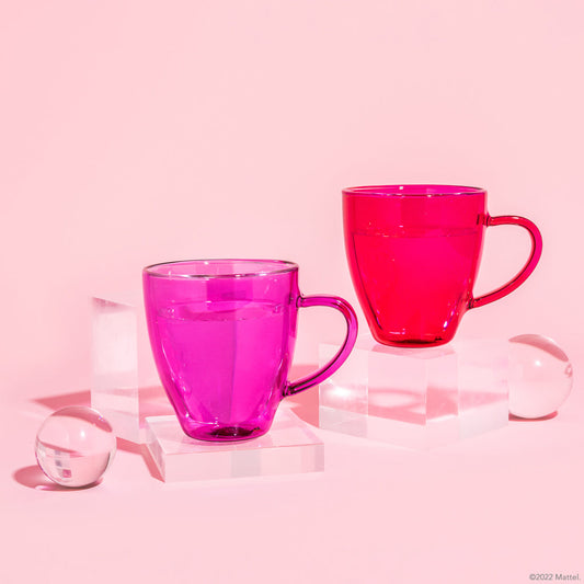 Barbie™ X Dragon Glassware® Dreamhouse™ Espresso Cups - Bộ 2 Ly Cà Phê Espresso Thủy Tinh Hai Lớp - Dragon Glassware