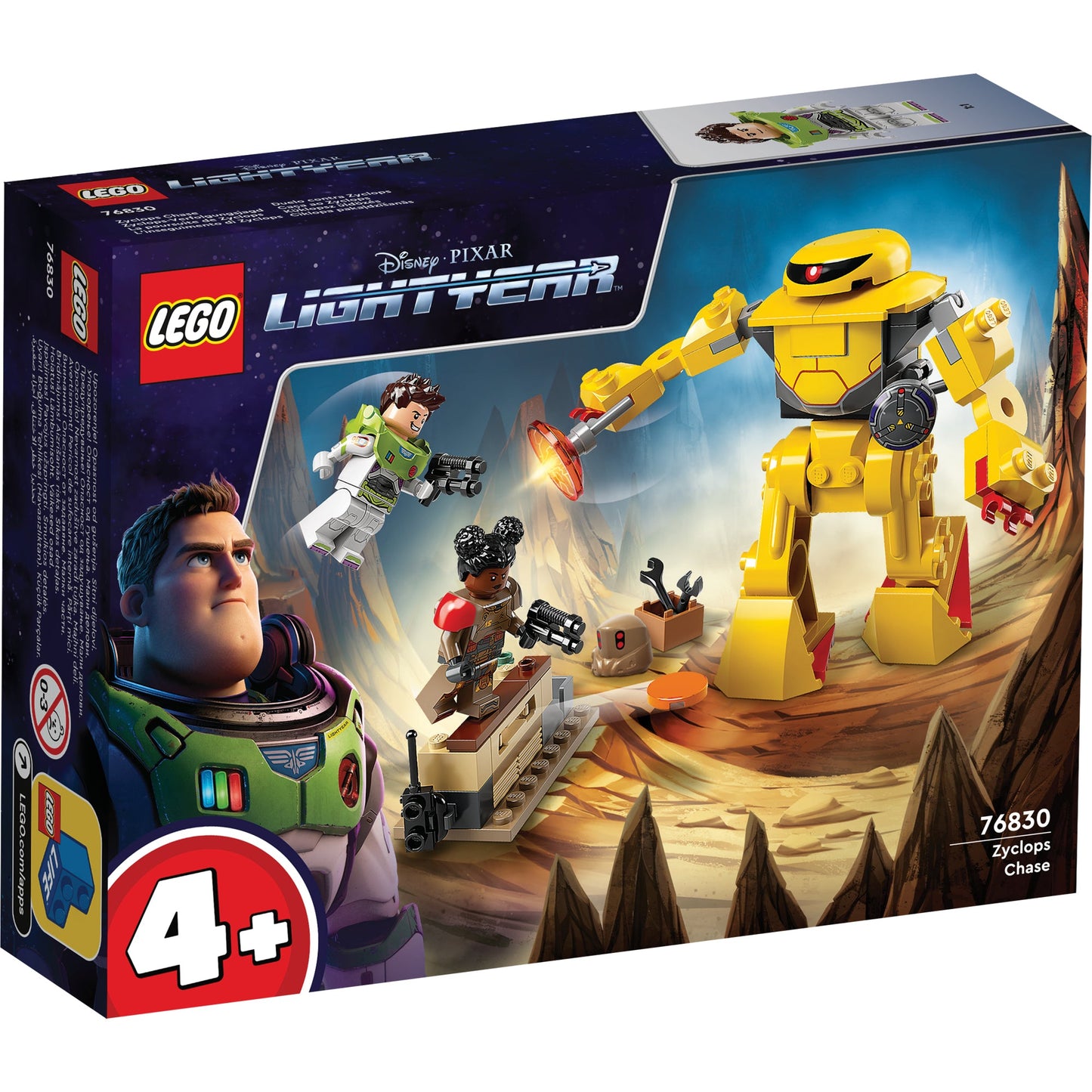 LEGO® Disney™ & Pixar's Lightyear Zyclops Chase Đồ Chơi Lắp Ráp Robot Mech 76830 - Hình ảnh sản phẩm