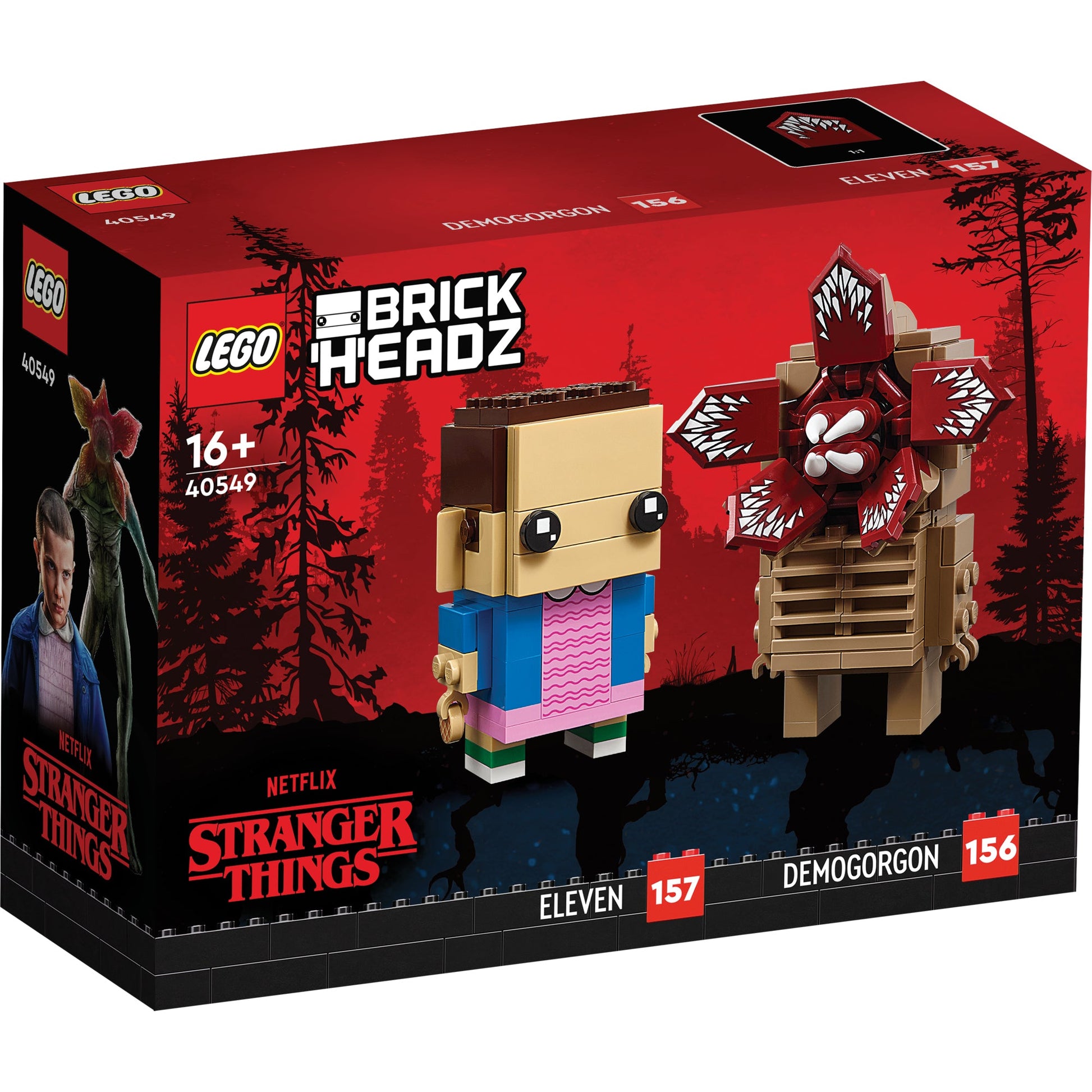 LEGO® BrickHeadz™ Demogorgon & Eleven - Mô Hình Lắp Ráp Stranger Things - LEGO 40549 - Hình ảnh sản phẩm