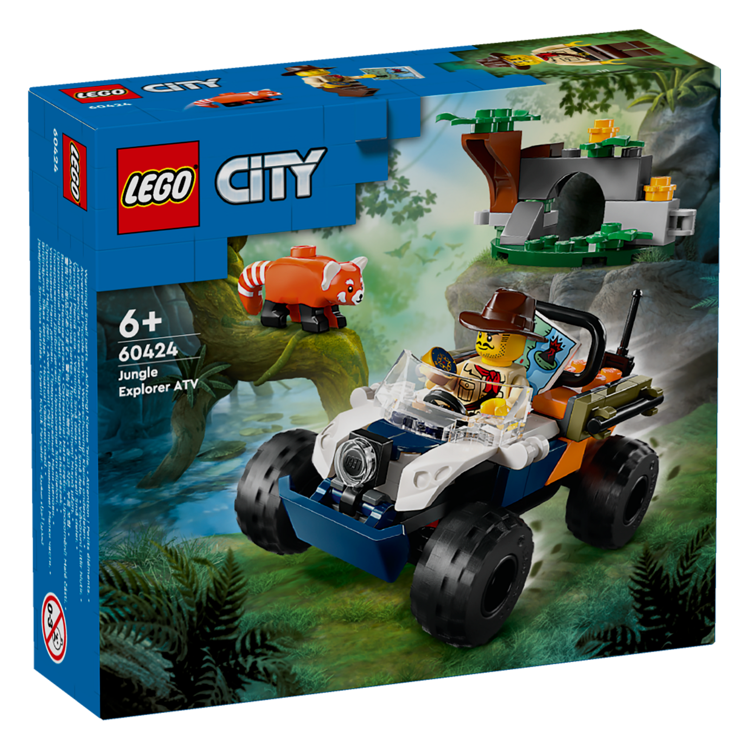 LEGO® City Jungle Explorer ATV Red Panda Mission - Xe Địa Hình Thám Hiểm Gấu Trúc Đỏ - LEGO 60424 - Hình ảnh sản phẩm