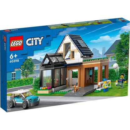 LEGO® City Family House and Electric Car - Mô Hình Ngôi Nhà Gia Đình Và Xe Điện LEGO City 60398 - Hình ảnh sản phẩm