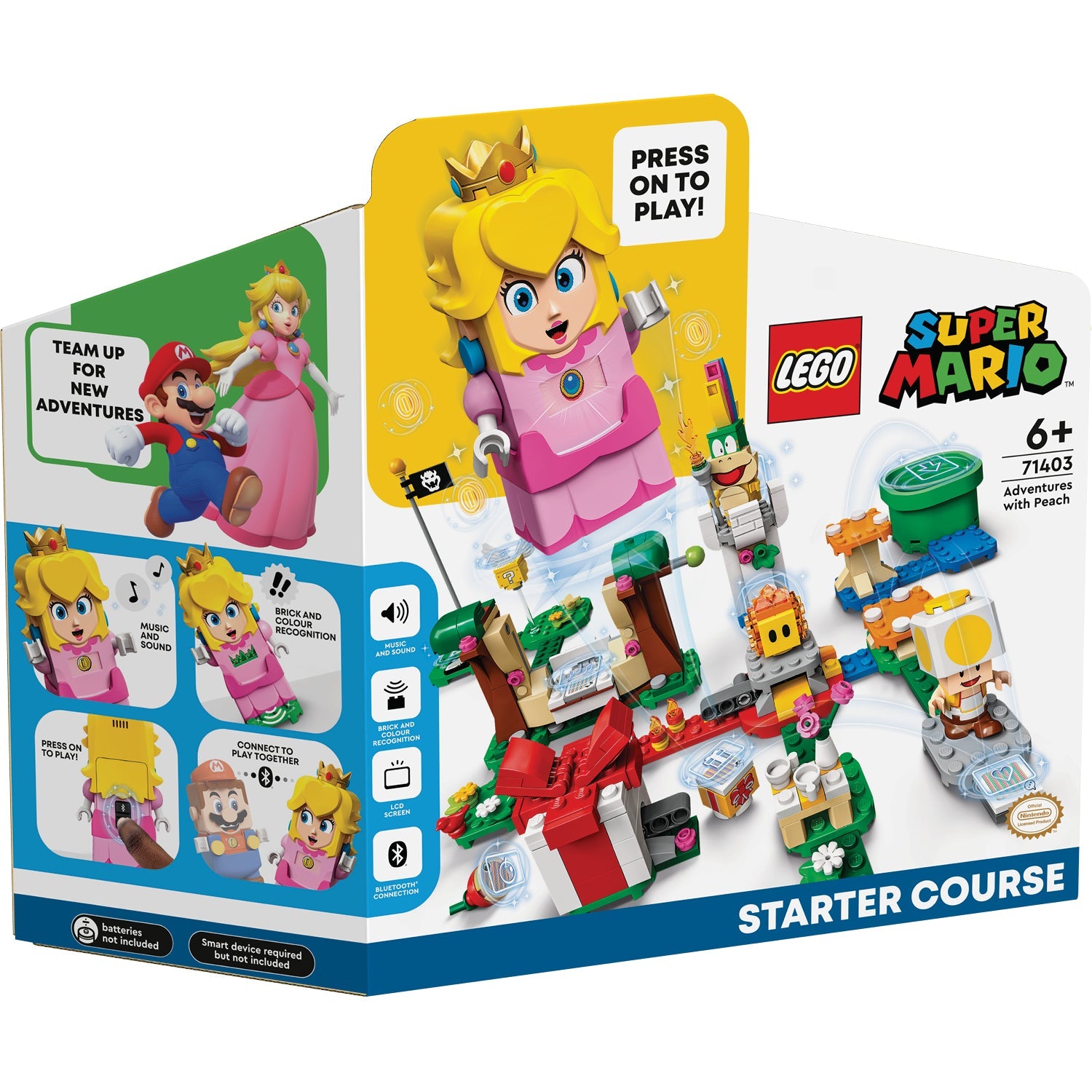 LEGO® Super Mario™ Adventures with Peach Starter Course - Bộ Đồ Chơi Khởi Đầu Tương Tác LEGO 71403 - Hình ảnh sản phẩm