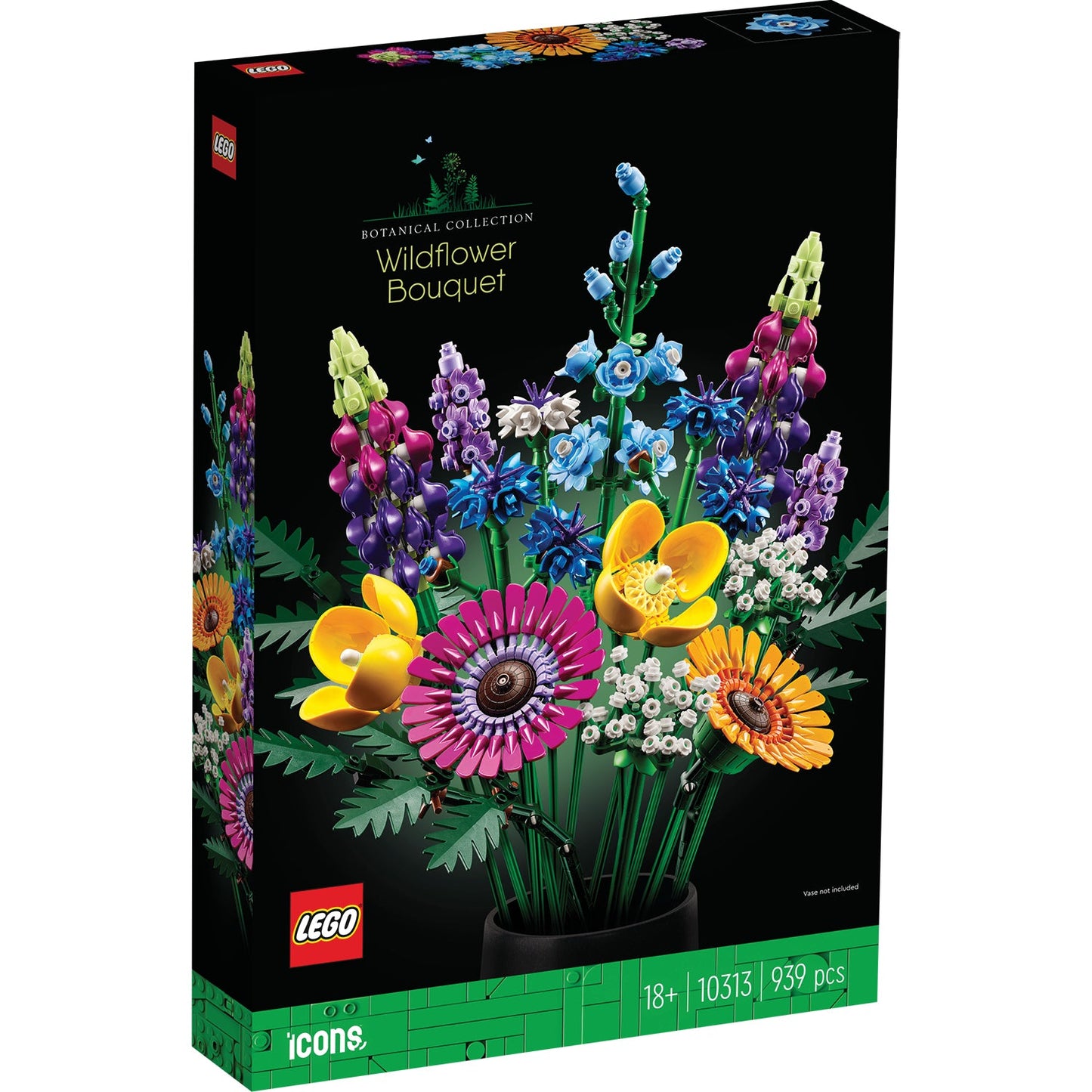 LEGO® ICONS™ Wildflower Bouquet - Bộ Lắp Ráp Hoa Dại Trang Trí - LEGO 10313 - Hình ảnh sản phẩm