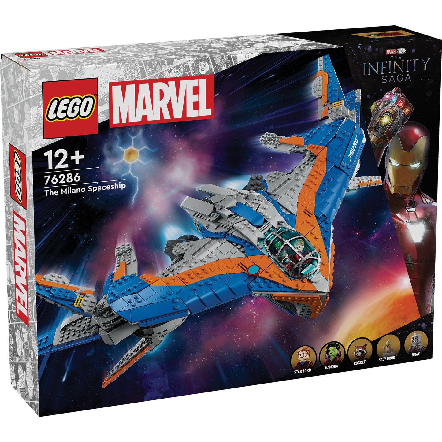 LEGO® Marvel Guardians of the Galaxy: The Milano - Mô Hình Phi Thuyền Không Gian LEGO 76286 - Hình ảnh sản phẩm