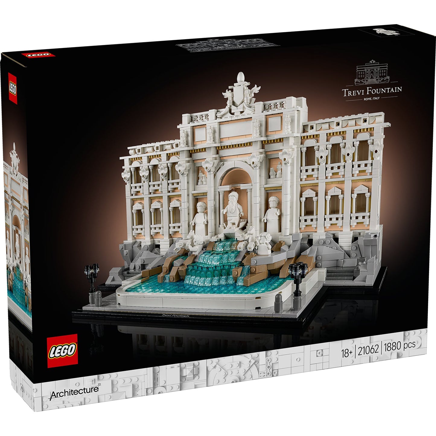 LEGO® Architecture Trevi Fountain - Mô hình Đài phun nước Trevi Rome - LEGO 21062 - Hình ảnh sản phẩm