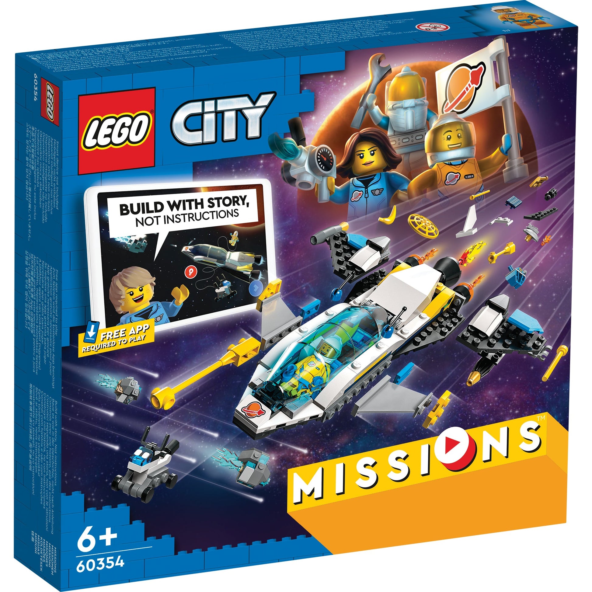 LEGO® City Mars Spacecraft Exploration Missions - Đồ Chơi Lắp Ráp Sứ Mệnh Khám Phá Sao Hỏa - LEGO 60354 - Hình ảnh sản phẩm