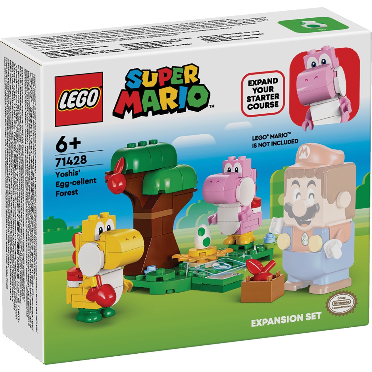 LEGO® Super Mario™ Yoshis’ Egg-cellent Forest Expansion Set - Bộ Đồ Chơi Lắp Ráp Rừng Trứng Yoshi 71428 - Hình ảnh sản phẩm
