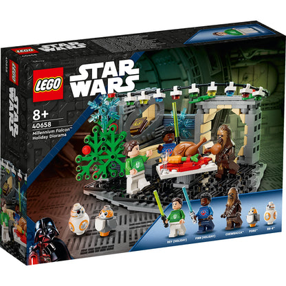 LEGO® Star Wars™ Millennium Falcon™ Holiday Diorama - Mô Hình Lễ Hội Giáng Sinh - LEGO 40658 - Hình ảnh sản phẩm