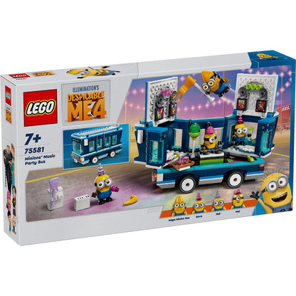 LEGO® Despicable Me 4 Minions’ Music Party Bus - Đồ Chơi Lắp Ráp Xe Buýt Tiệc Tùng Minion - LEGO 75581 - Hình ảnh sản phẩm
