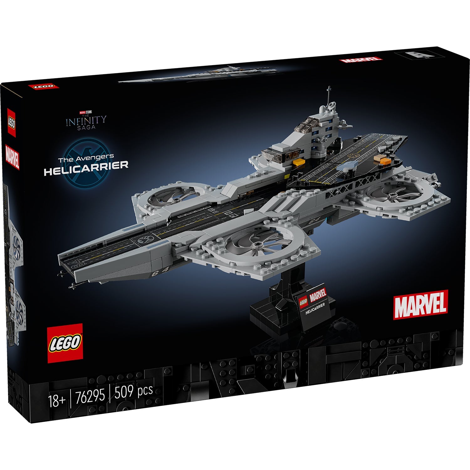 LEGO® Marvel The Avengers Helicarrier - Mô hình Phi cơ Biệt đội Siêu anh hùng Marvel (76295) - Hình ảnh sản phẩm