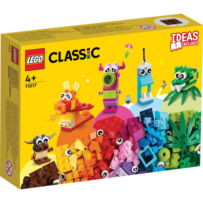 LEGO® Classic Creative Monsters - Đồ chơi lắp ráp Quái vật Sáng tạo 140 mảnh - LEGO 11017 - Hình ảnh sản phẩm