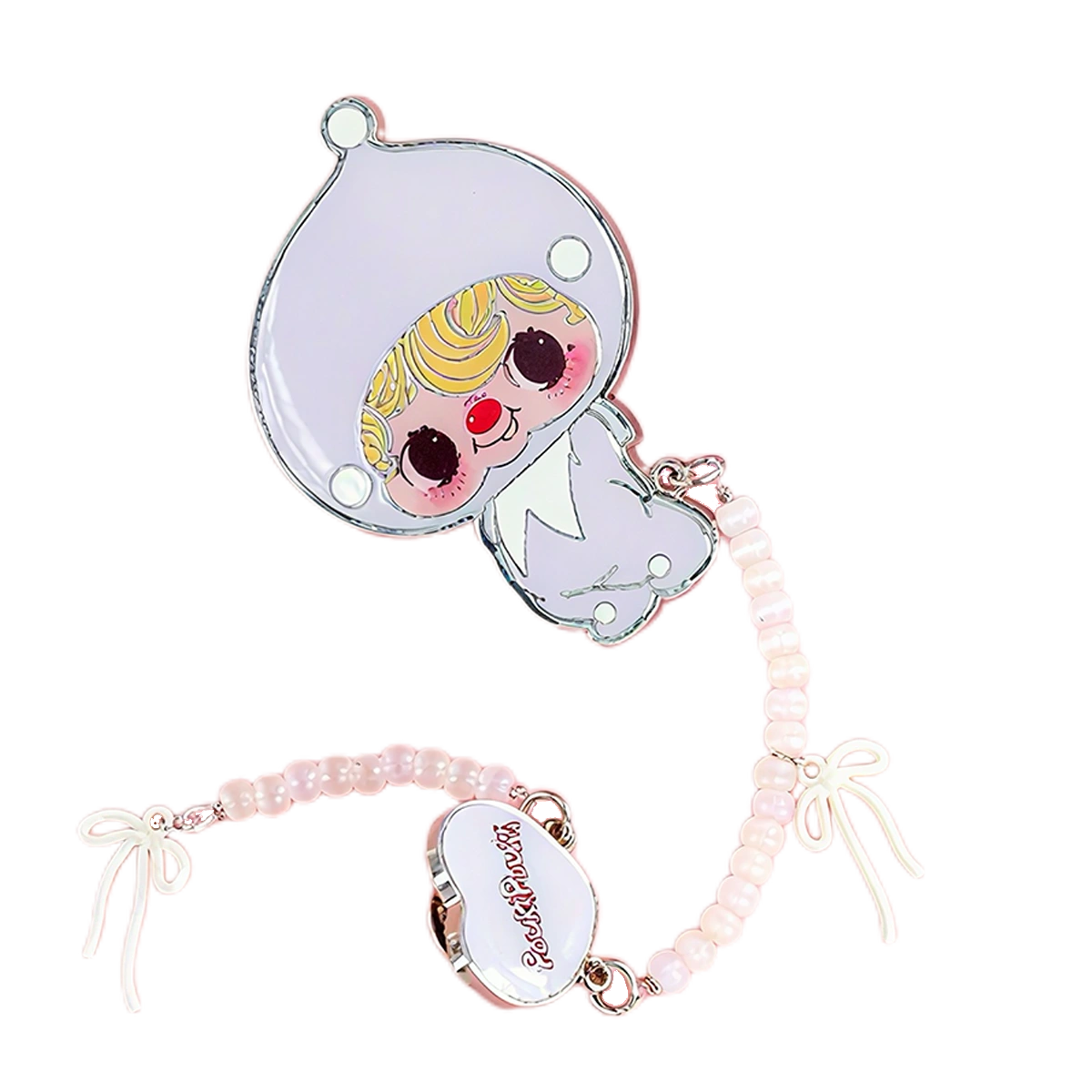 POUKA CHILDHOOD BUTTON PHONE CHARM - Móc treo điện thoại Art Toy Blind Box - 52TOYS