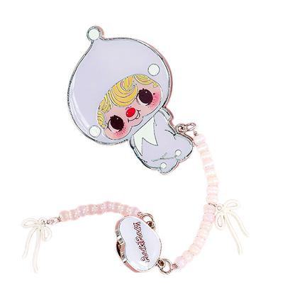 POUKA CHILDHOOD BUTTON PHONE CHARM - Móc treo điện thoại Art Toy Blind Box - 52TOYS