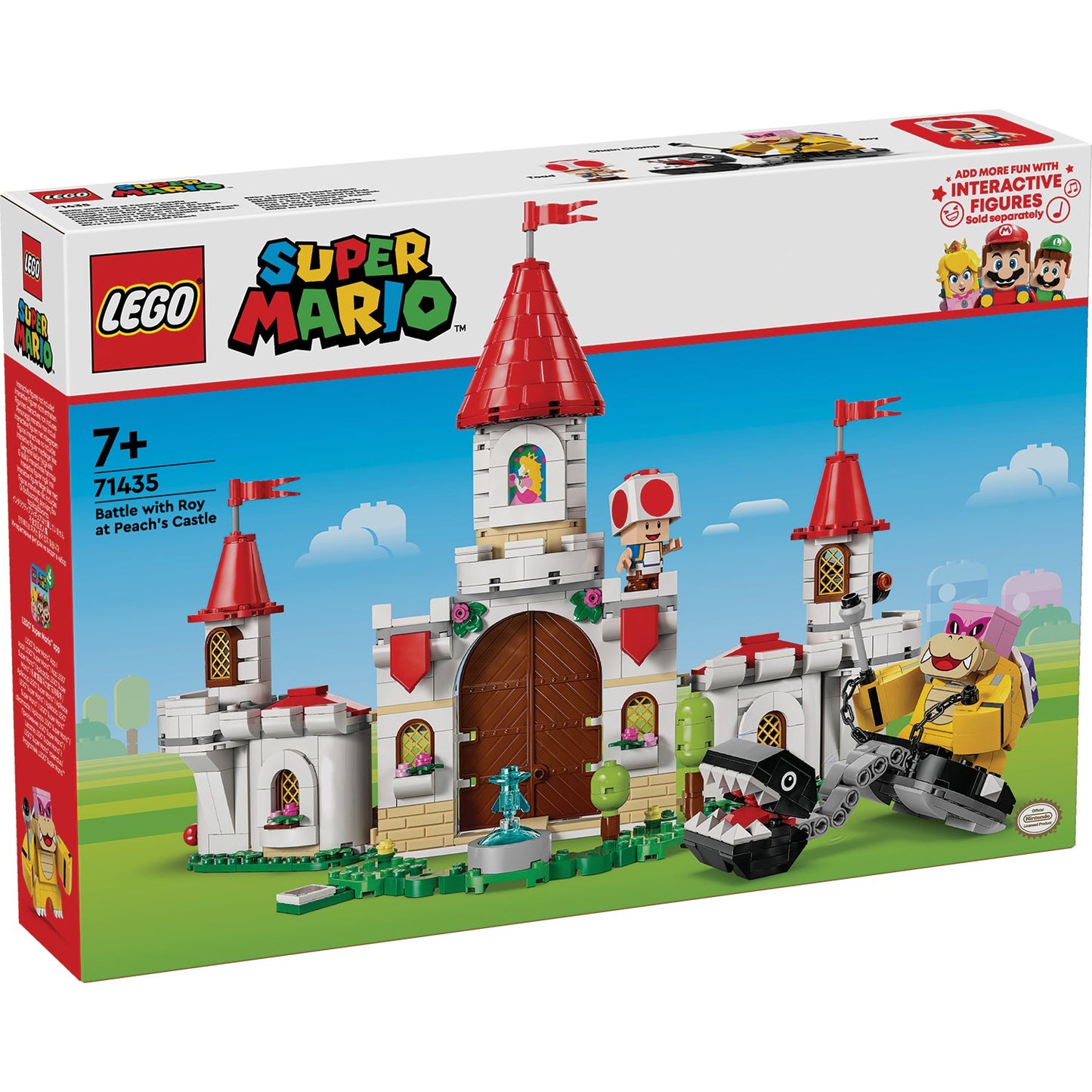 LEGO® Super Mario™ Battle with Roy at Peach’s Castle - Bộ đồ chơi lắp ráp Lâu đài của Công chúa Peach 71435 - LEGO - Hình ảnh sản phẩm