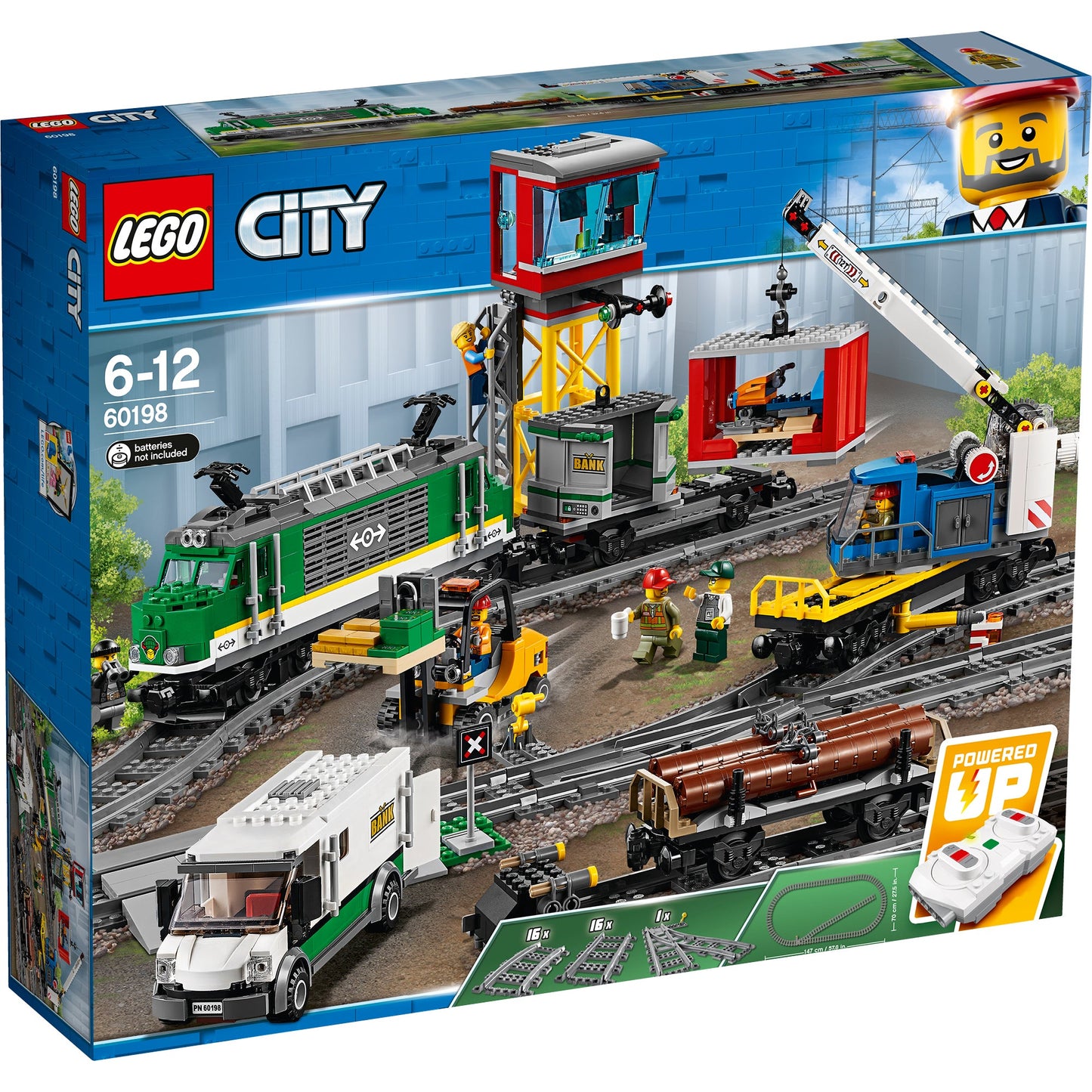 LEGO® City Cargo Train Bộ Đồ Chơi Tàu Hỏa Chở Hàng 60198 - Hình ảnh sản phẩm