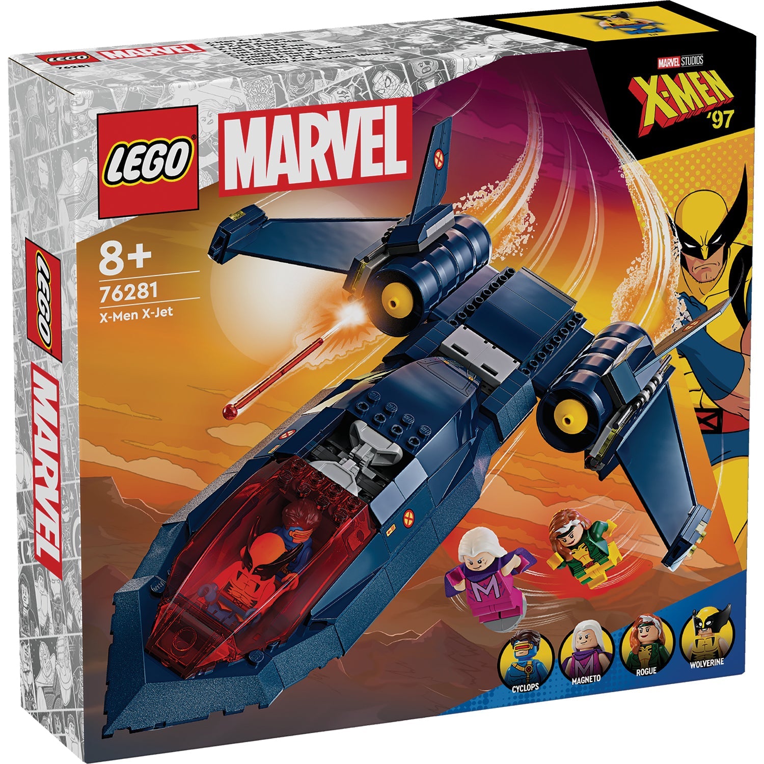LEGO® Marvel X-Men X-Jet Đồ Chơi Lắp Ráp Máy Bay Chiến Đấu LEGO 76281 - Hình ảnh sản phẩm