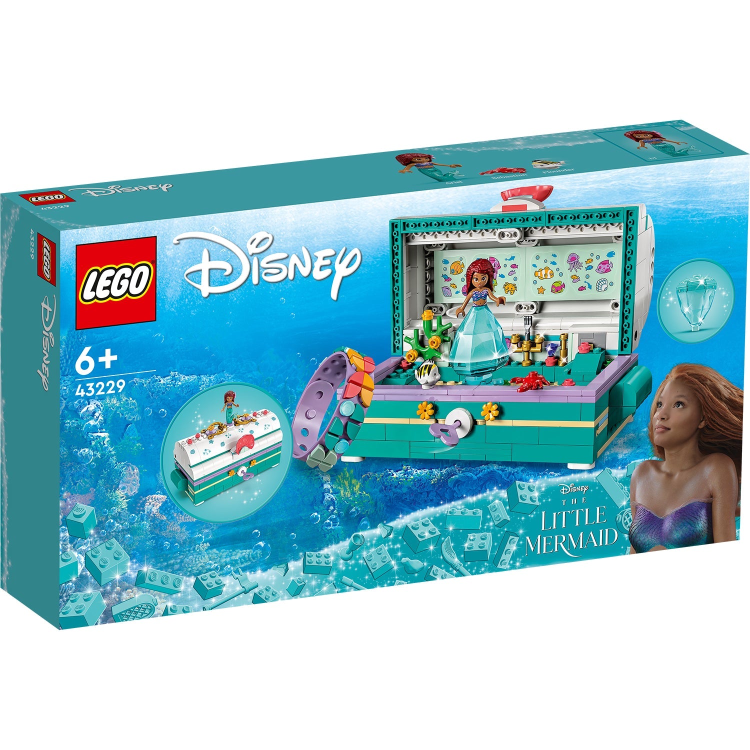 LEGO® Disney™ Ariel’s Treasure Chest - Đồ chơi lắp ráp Rương Kho Báu Nàng Tiên Cá - LEGO 43229 - Hình ảnh sản phẩm