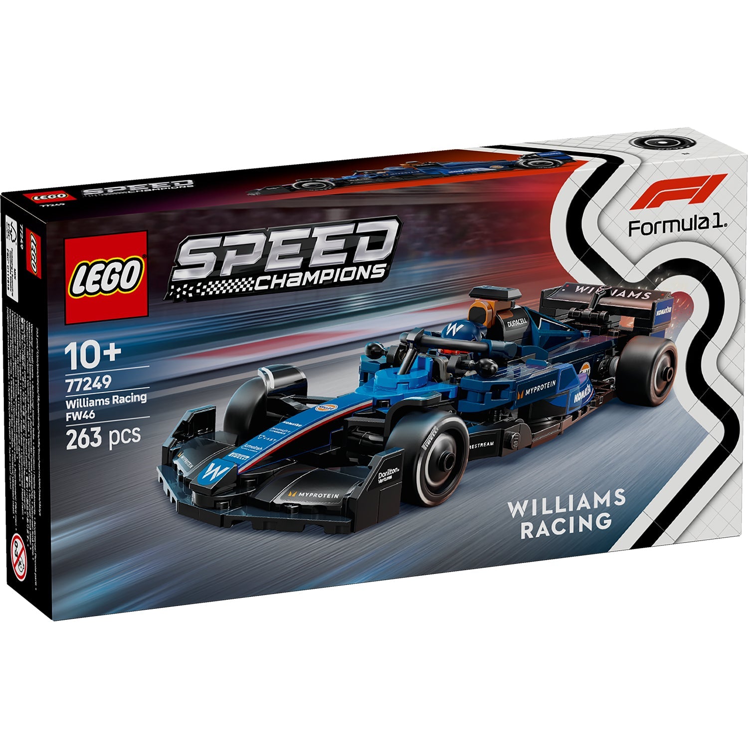 LEGO® Speed Champions - Williams Racing FW46 F1® Race Car - Xe Đua Công Thức 1 Lắp Ráp LEGO (77249) - Hình ảnh sản phẩm