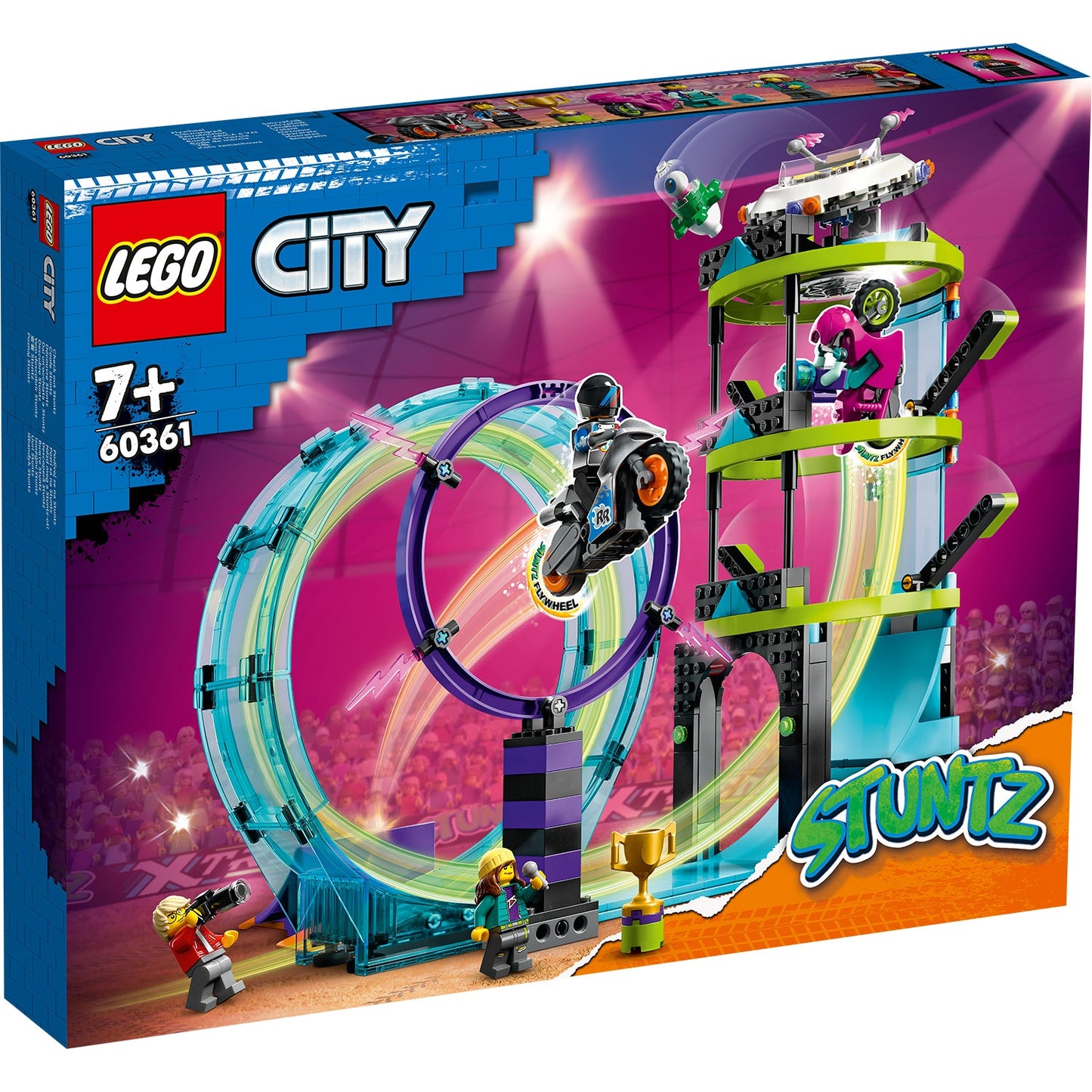 LEGO® City Ultimate Stunt Riders Challenge Đồ Chơi Lắp Ráp Thử Thách Nhào Lộn LEGO 60361 - Hình ảnh sản phẩm