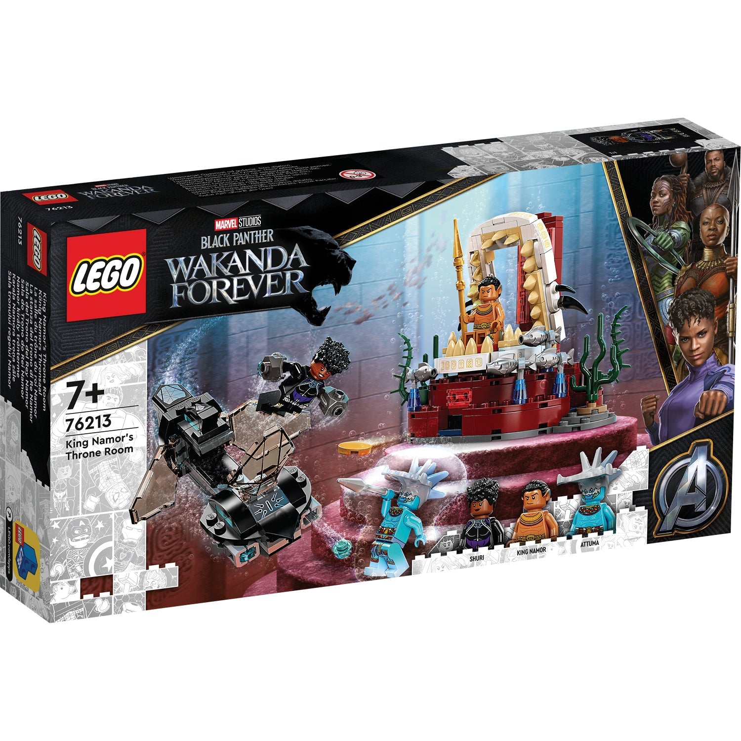 LEGO® Marvel King Namor’s Throne Room - Đồ Chơi Lắp Ráp Mô Hình Marvel - LEGO 76213 - Hình ảnh sản phẩm
