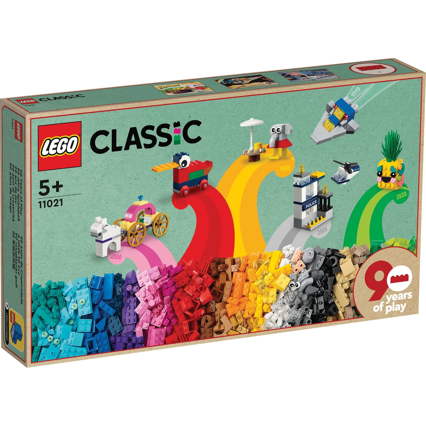 LEGO® Classic 90 Years of Play - Bộ Đồ Chơi Lắp Ráp Kỷ Niệm 90 Năm LEGO 11021 - Hình ảnh sản phẩm