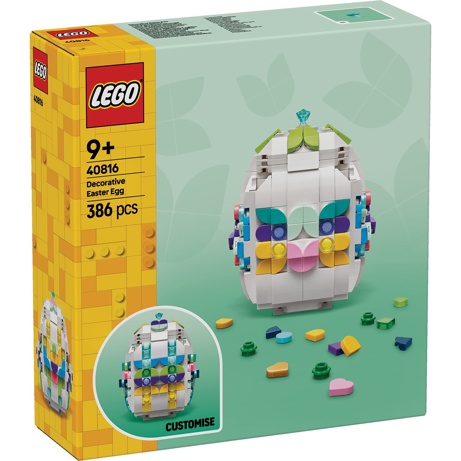 LEGO® Decorative Easter Egg - Mô Hình Lắp Ráp Trứng Phục Sinh Trang Trí - LEGO 40816 - Hình ảnh sản phẩm