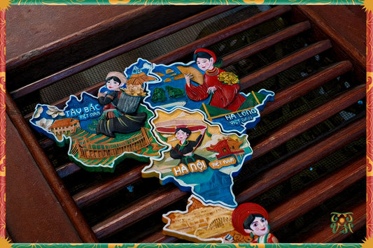 Bộ sưu tập magnet “Duyên Dáng Việt Nam” - Comicola Shop