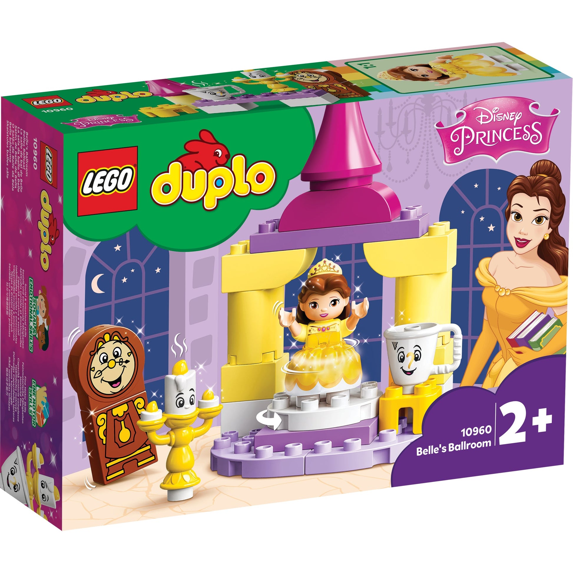 LEGO® DUPLO™ Disney™ Belles Ballroom - Đồ chơi lắp ráp Phòng khiêu vũ của Belle - LEGO 10960 - Hình ảnh sản phẩm