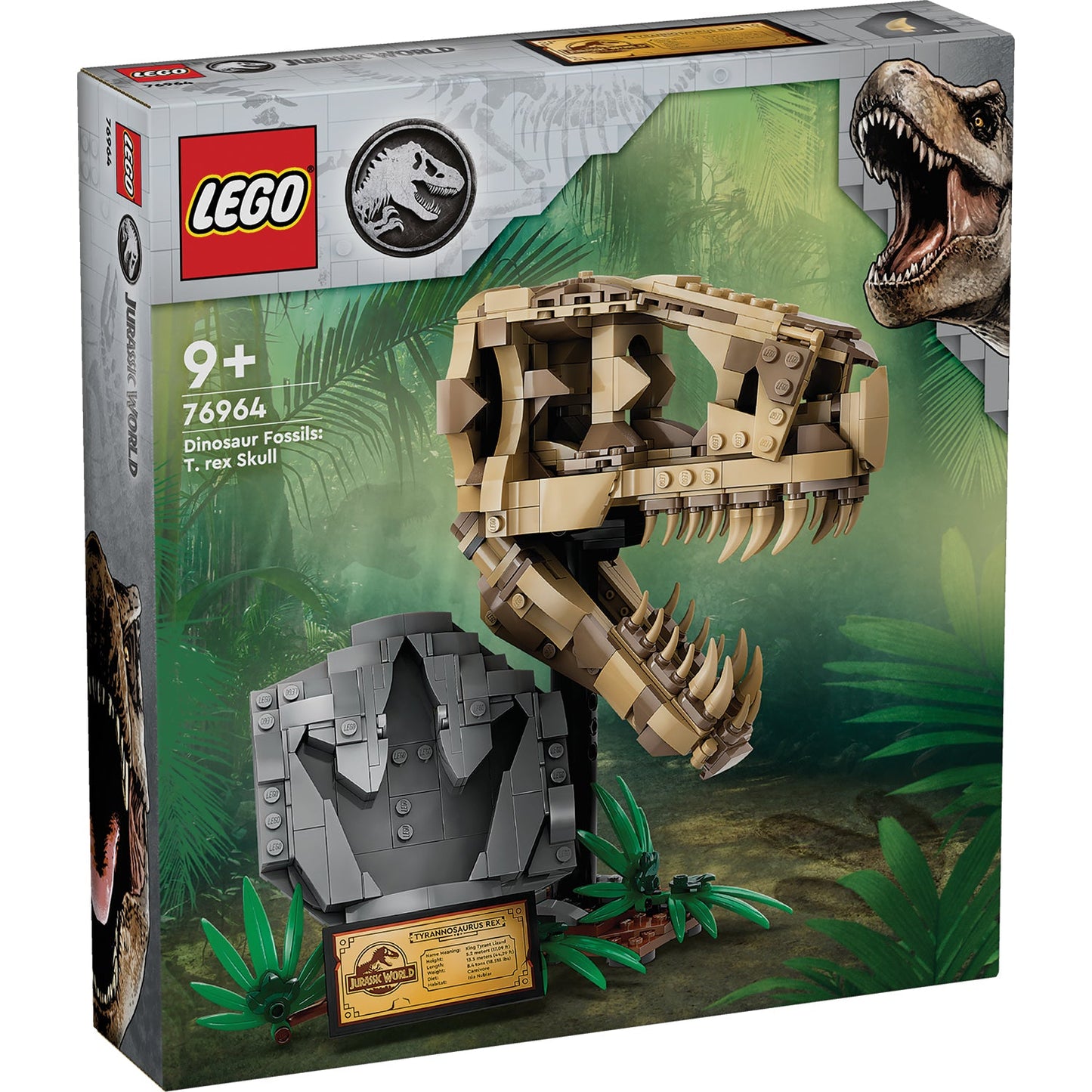 LEGO® Jurassic World™ Dinosaur Fossils: T. rex Skull - Đồ Chơi Lắp Ráp Mô Hình Đầu Lâu Khủng Long LEGO 76964 - Hình ảnh sản phẩm