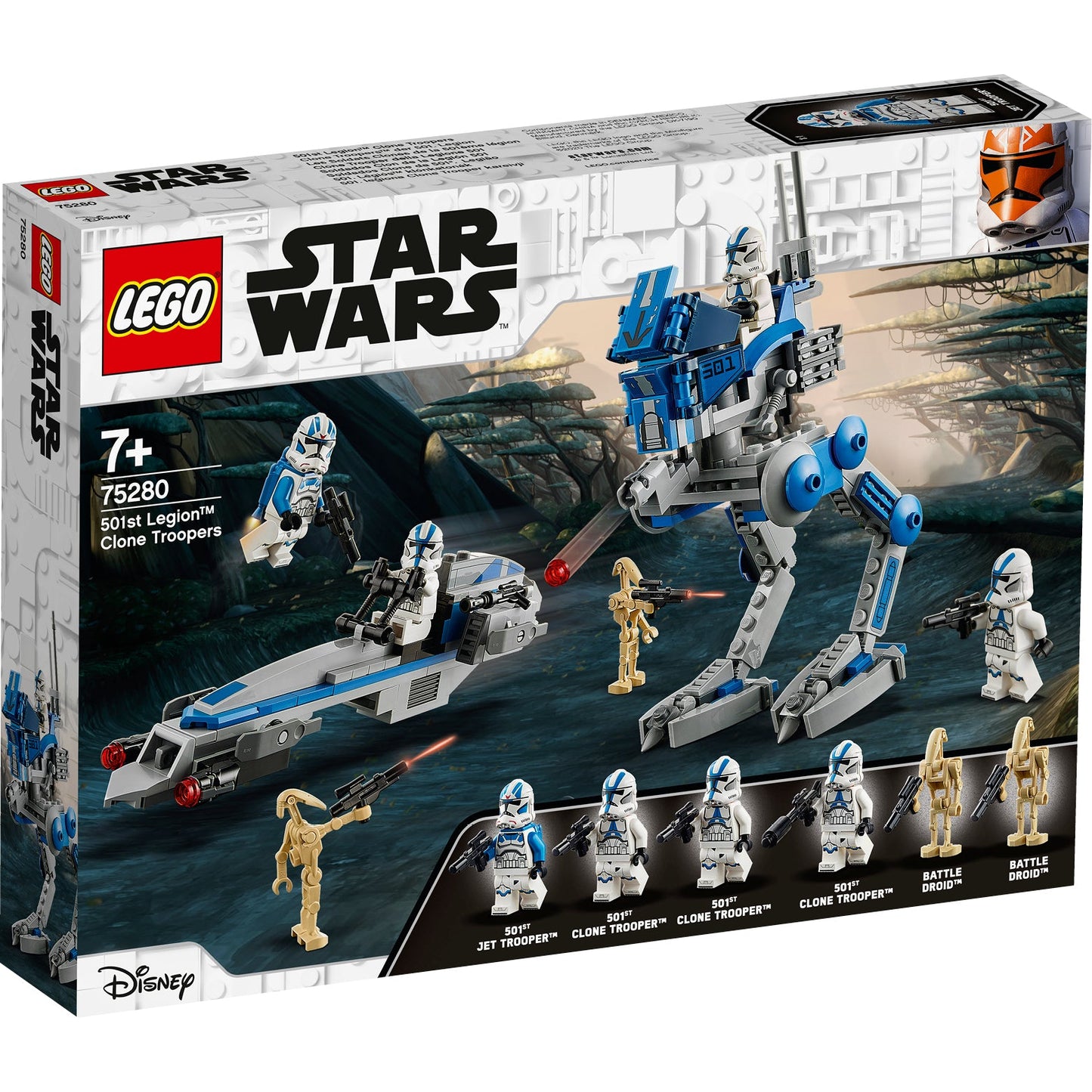 LEGO® Star Wars™ 501st Legion™ Clone Troopers - Bộ Lắp Ráp Chiến Binh Clone - LEGO 75280 - Hình ảnh sản phẩm