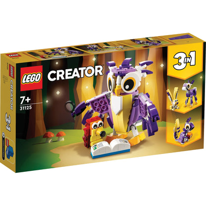 LEGO® Creator 3-in-1 Fantasy Forest Creatures - Lắp ráp Sinh vật Rừng Phép thuật LEGO 31125 - Hình ảnh sản phẩm