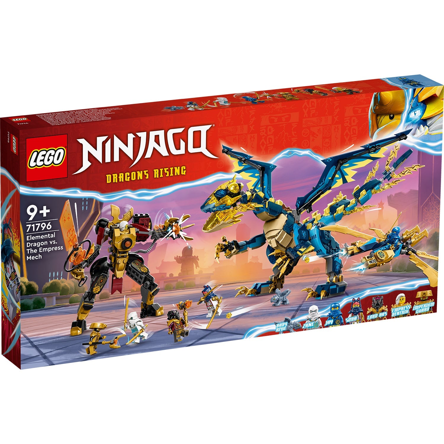 LEGO® NINJAGO® Elemental Dragon vs. The Empress Mech 71796 - Bộ Lắp Ráp Rồng Và Robot Chiến Đấu LEGO - Hình ảnh sản phẩm