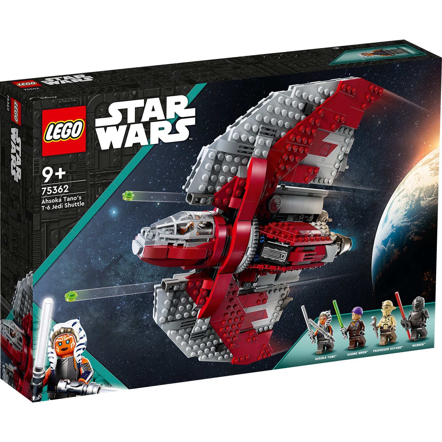 LEGO® Star Wars™ Ahsoka Tano's T-6 Jedi Shuttle - Đồ chơi lắp ráp Phi thuyền Jedi - LEGO 75362 - Hình ảnh sản phẩm